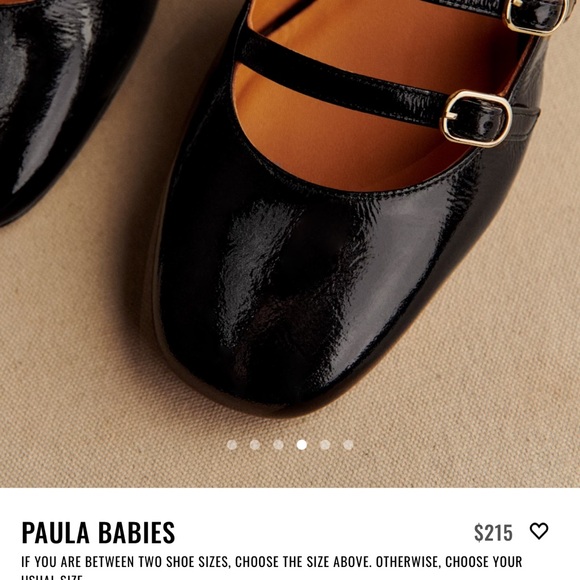 SÉZANE - Paula Babies Black Patent Low Heel Mary Jane Shoe - Picture 5 of 9